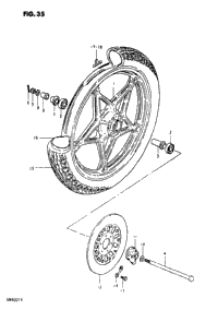 Front Wheel (Gn400t