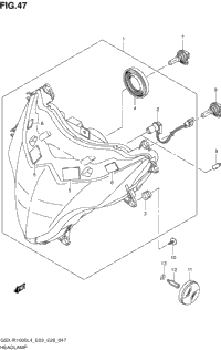 Headlamp (Gsx-R1000l4 E33)