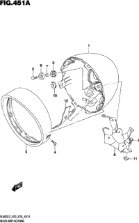 Headlamp Housing