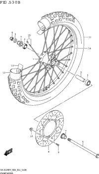 Front Wheel (Dr-Z125l)