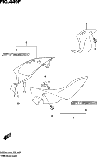 Frame Head Cover (Sv650xal9 E33)