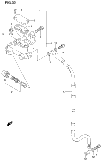 Front Master Cylinder (Model T/V/W)