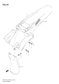 Rear Fender (Dr-Z125ll3 E28)