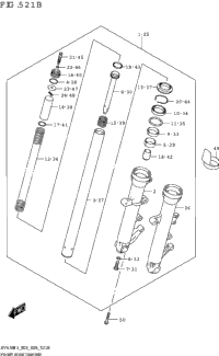 Front Fork Damper (Sv650xa)