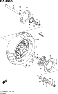 Rear Wheel (Dl1000xal8 E03)