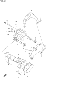 Rear Caliper (Model L/M)