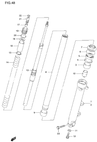 Front Damper (Gsf1200sv/Sw/Sx/Sy)