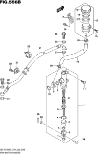 Rear Master Cylinder (Gsx-R1000l6 E28)