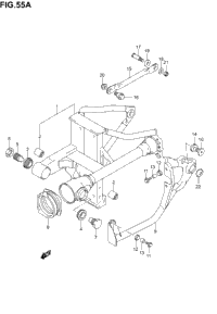 Rear Swinging Arm (Model K3/K4/K5)
