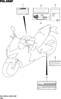 Label (Gsx-S1000fyal9 E33)