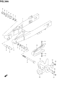 Rear Swinging Arm (Model K3)