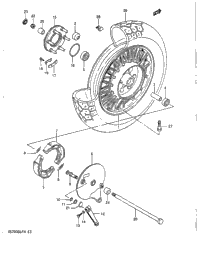 Rear Wheel (Vs700glefh/Gleph)