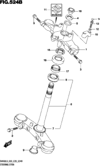 Steering Stem (Sv650l9 E33)