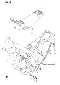 Frame - Seat (Model N/P)