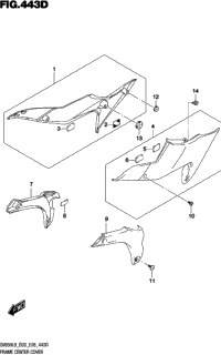 Frame Center Cover (Sv650al9 E33)
