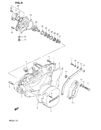 Crankcase Cover - Water Pump