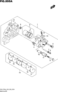 Rear Caliper (Gsx-S750l6 E03)