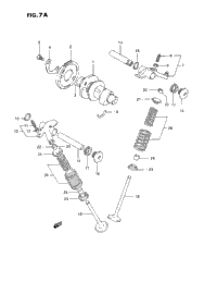 Cam Shaft-Valve (R)