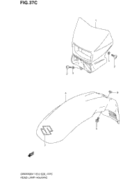 Headlamp Housing (Model K5)