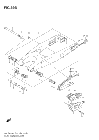 Rear Swinging Arm (Rm-Z450 L1)