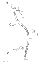 Front Brake Hose (Model G)
