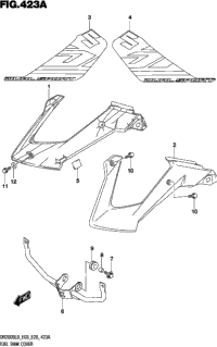 Fuel Tank Cover (Dr200sl9 E03)