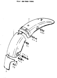 Rear Fender (Ts250a)