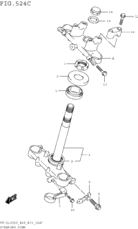 Steering Stem (Dr-Z125ll5 E28)