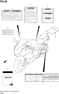 Label (Gsx-R1000zl4 E28)