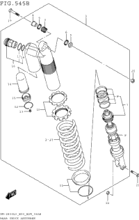 Rear Shock Absorber (Rm-Z450l5 E28)