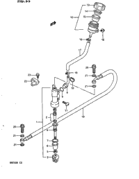 Rear Master Cylinder (Model H)