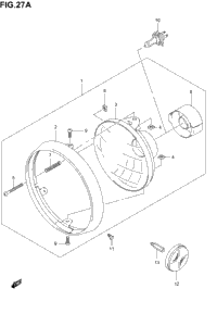 Headlamp (Gsf1200k1/K2/K3)