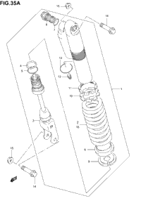 Rear Shock Absorber (Model K4)