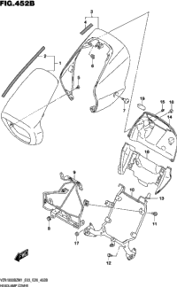 Headlamp Cover (See Note 1) 452B