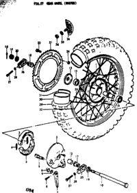 Rear Wheel (Rm370b)