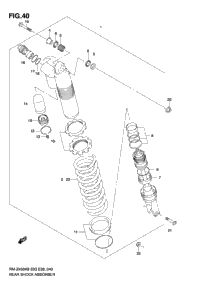Rear Shock Absorber (Rm-Z450 K8/K9)