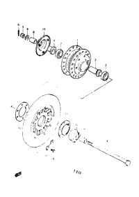 Front Hub (Gs400b)