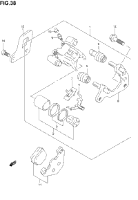 Rear Caliper (Model K2/K3/K4)