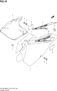 Frame Cover (Dr-Z400sml3 E33)
