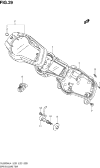 Speedometer (Dl650al4 E28)