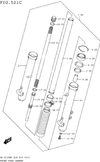 Front Fork Damper (Dr-Z125lm3e33)