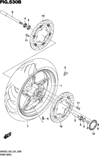 Front Wheel (Sv650l9 E33)