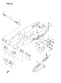 Rear Swinging Arm (K/L)