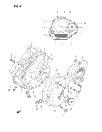 Crankcase Cover (L/M/N/P)
