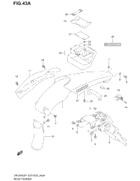 Rear Fender (Model K2/K3/K4)