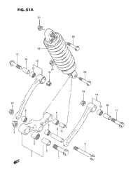 Rear Cushion Lever (Model K/L/M/N/P/R/S/T)