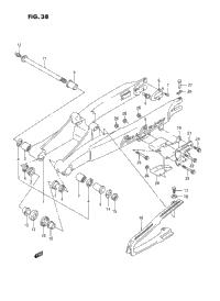 Rear Swinging Arm (Model K/L)