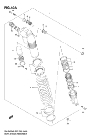 Rear Shock Absorber (Rm-Z450 L0/L1)