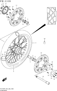 Front Wheel (Dl1050rj)