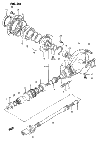 Propeller Shaft - Final Drive Gear
